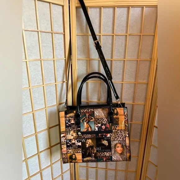 Boutique Stylish Women's Fashion Print Bag - Picture 4 of 16